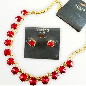 NEW Statement Necklace & Earring Set Boutique